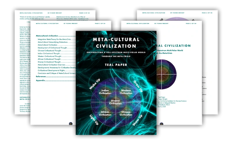 Meta Cultural Civilization Teal Paper