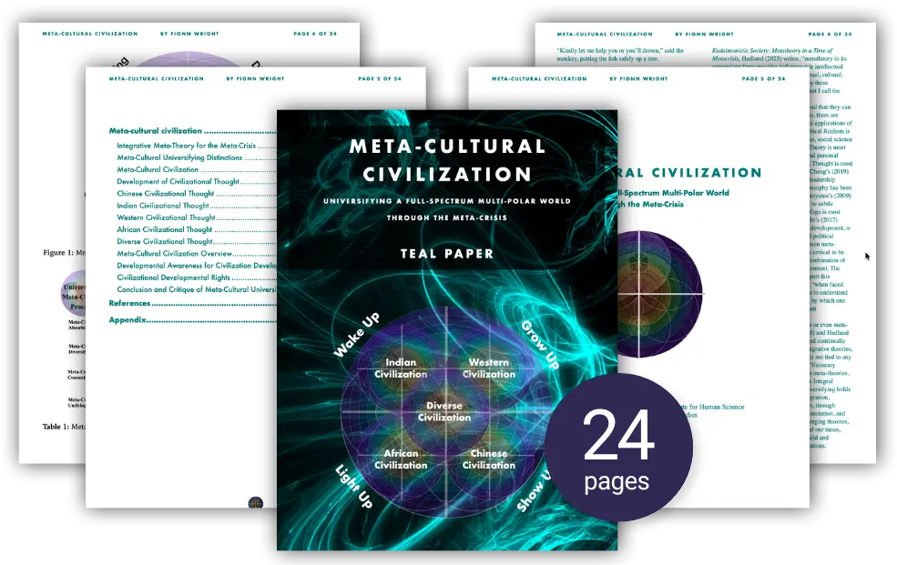 Meta Cultural Civilization Teal Paper